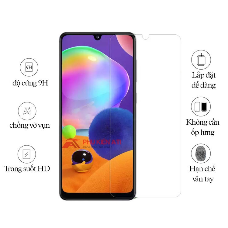 Kính cường lực Vsmart Live 4/ Joy 4/ Joy 2 Plus/ Joy 3/ Active 3/ Star 4/ Star 3/ Star 5- Trong suốt- Độ cứng 9H