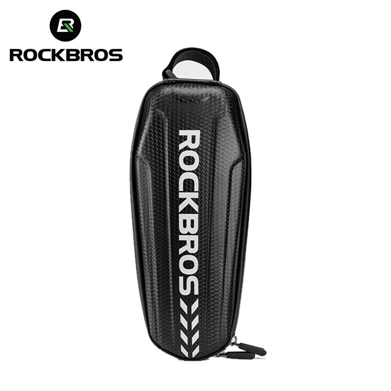 Túi ROCKBROS vỏ cứng chống mưa có thể xếp lại đa chức năng gồm 2 kích thước dùng gắn sườn xe đạp MTB