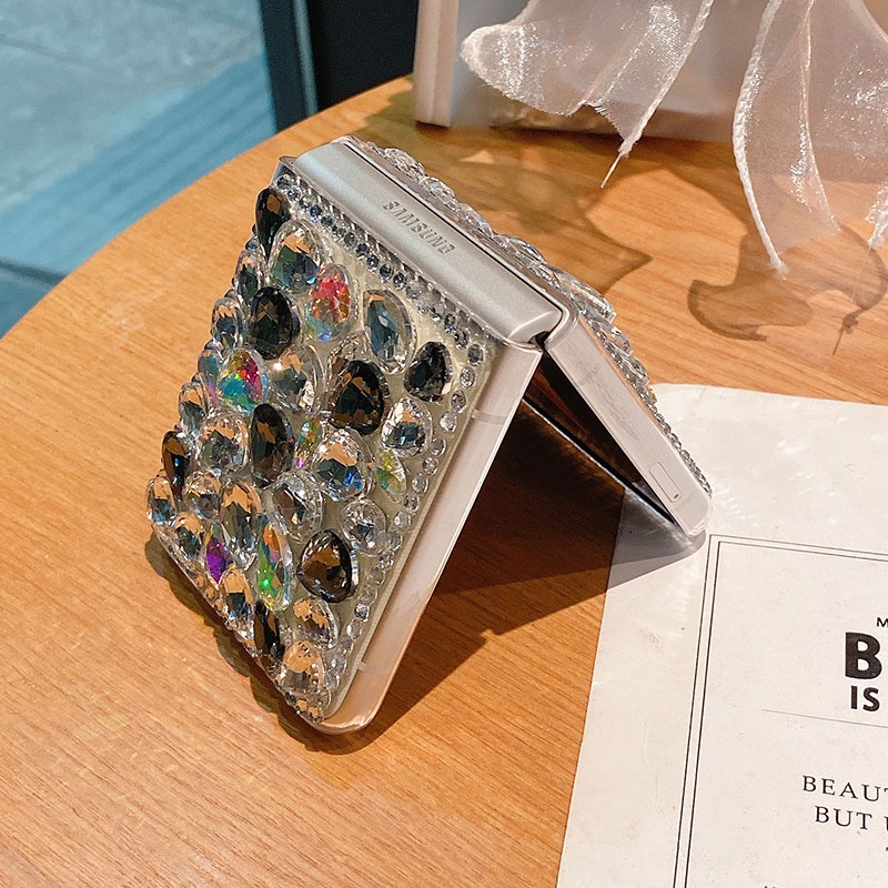 Ốp Điện Thoại Đính Đá Nhiều Màu Sắc Cho Samsung Galaxy Z Flip 3 3 5G