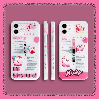 Ốp lưng điện thoại bằng TPU mềm hình Kirby cho IPhone 12 Mini 11 Pro Max X XR XS Max 7 8 Plus