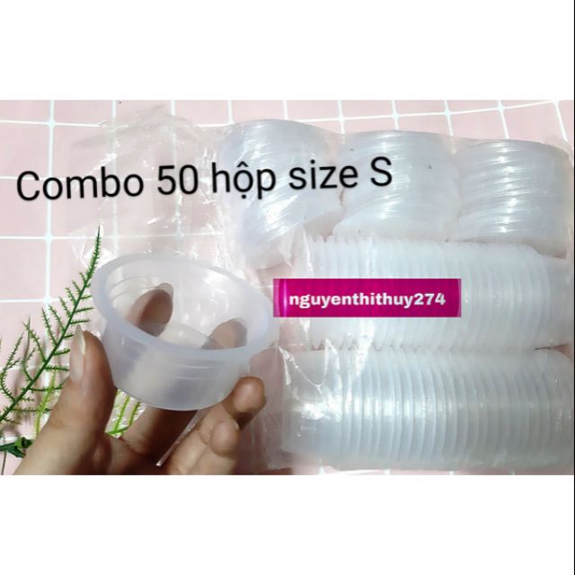 Combo 50 hũ bánh Flan đựng Slime, Làm Bánh Flan size S