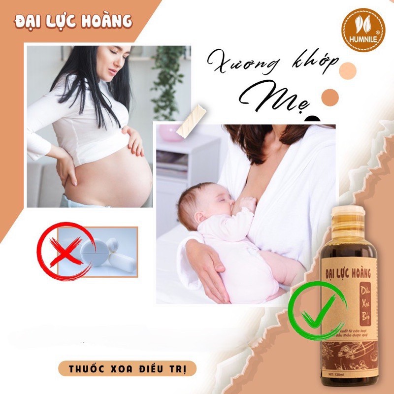 DẦU XOA BÓP ĐẠI LỰC HOÀNG - Hỗ trợ đau vai gáy, thoát vị đĩa đệm, vôi hoá, viêm đa khớp