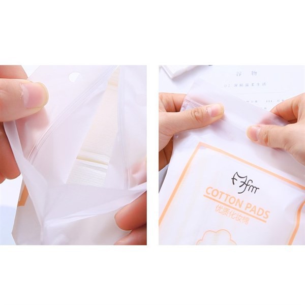 Bông tẩy trang 222 miếng cotton pads hàng thiết kế 3 lớp siêu dai mềm tiện lợi phù hợp cho học sinh sinh viên - CTP