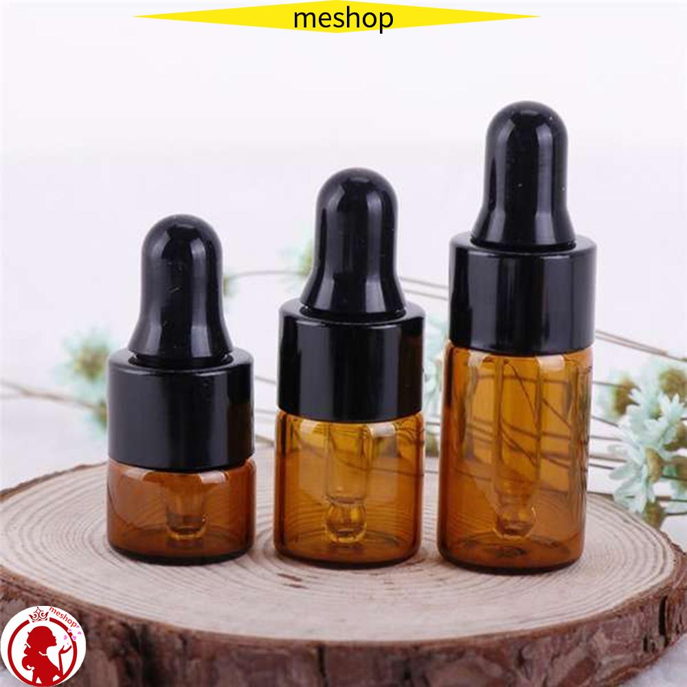 (Hàng Mới Về) Set 10 Lọ Rỗng 1 / 2 / 3 / 5ml Dùng Chiết Nước Hoa Mang Theo Du Lịch