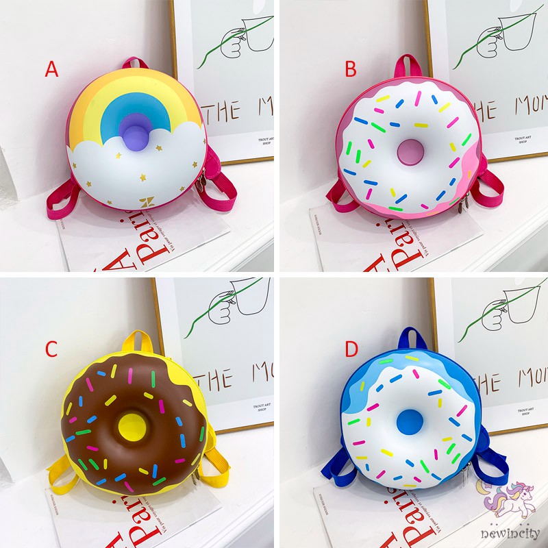 Balo hình bánh donut dành cho bé trai gái