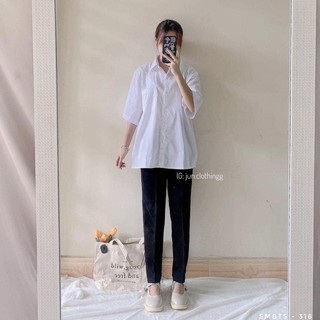 Set Quốc Dân Quần Baggy + Áo Sơ Mi