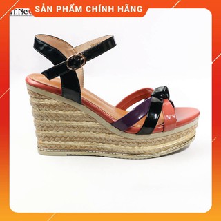 Dép sandal nữ đế xuồng ❤️ HT.NEO ❤️ da bóng cực sang, kiểu dáng sang chảnh kết hợp đế xuồng cực bắt mắt mẫu mới 2021