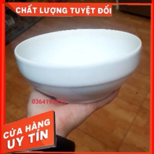 Bát tô sứ trắng 17cm