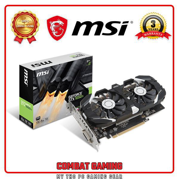 Card Màn Hình MSI GTX 1050Ti 4GB OCV1 GDDR5