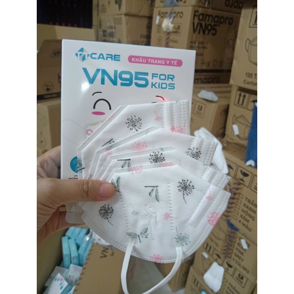 Khẩu Trang TT CARE N95 trẻ em Hộp 10 cái