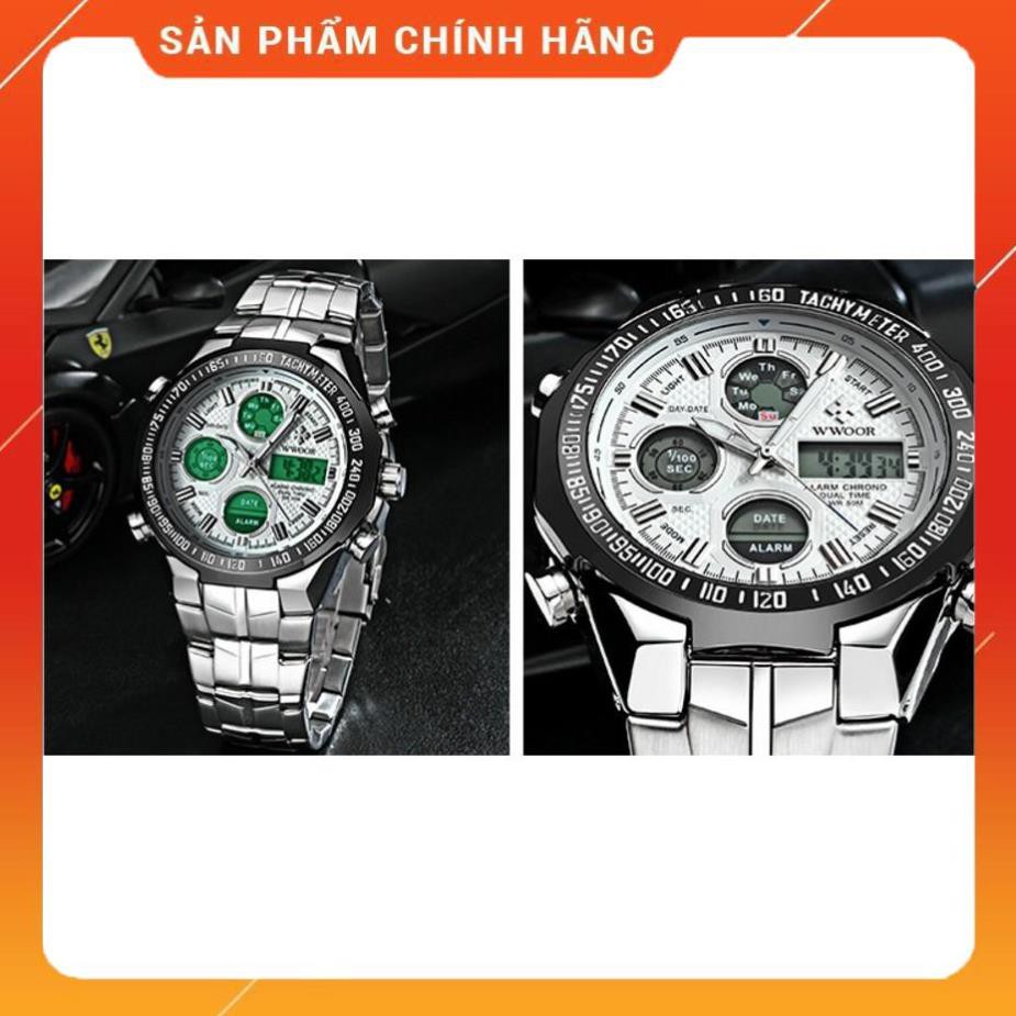 [Siêu Sale] ĐỒNG HỒ NAM WWOOR 8019 CHÍNH HÃNG | Đồng Hành Cùng Bạn Qua Năm Tháng | DH0180 HKT-Wish