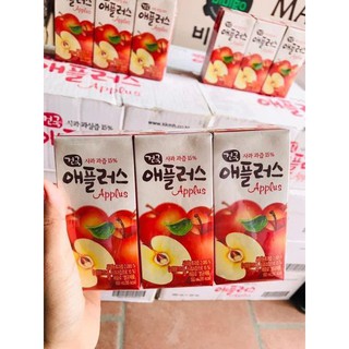 Thùng 24 hộp 190ml nước táo ép Applus Hàn Quốc