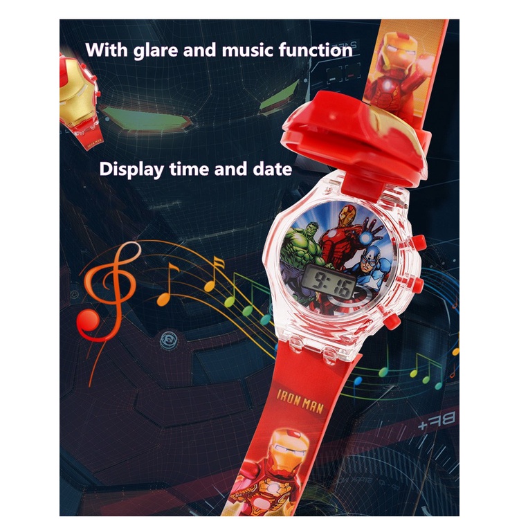 Đồng hồ đeo tay hình nhân vật hoạt hình thời trang cho bé nhiều kiểu tùy chọn