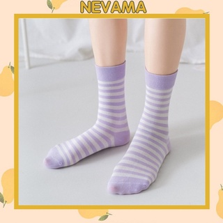 Vớ tất nữ Nevama vintage phong cách tone tím dễ thương TN64