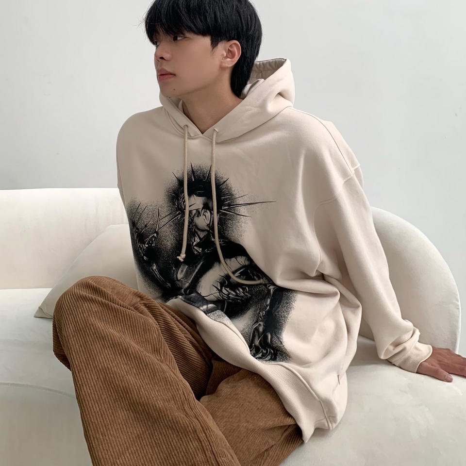 Áo Hoodie Mũ Trùm Vải Nỉ Unisex MECHAPUNK - GODMOTHER