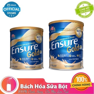 [Chính hãng] Sữa Bột Ensure Gold Hương Lúa Mạch - 850g [Date mới]