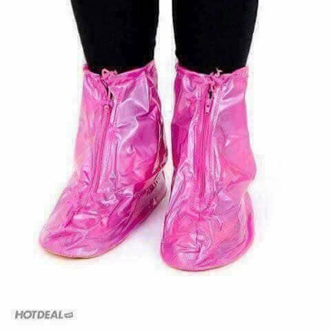 Giày ủng đi mưa chống trượt chống thấm bảo vệ giày khỏi ướt