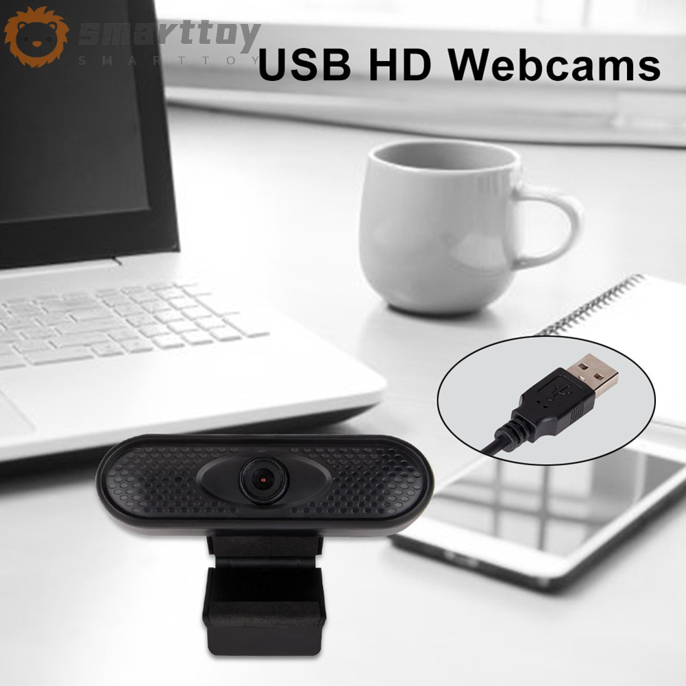 1080P HD Webcam Built-in Noise Rduction Microphone USB Computer Camera for PC Laptops