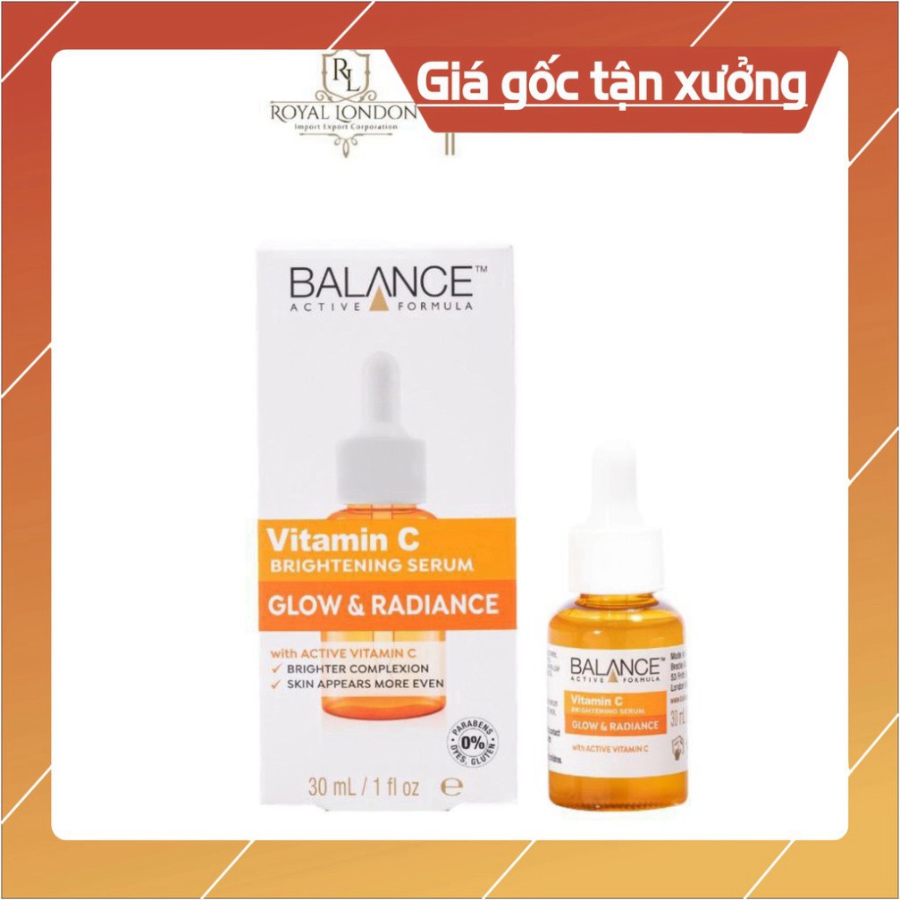 Serum Trắng Da, Mờ Thâm Balance Active Formula Vitamin C Brightening 30ml Mỹ