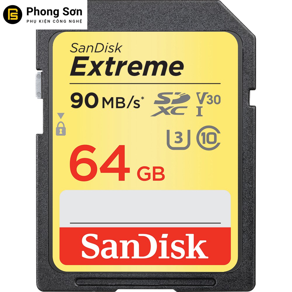 Thẻ nhớ SDXC 64GB Extreme 150mb/s UHS-1 Sandisk