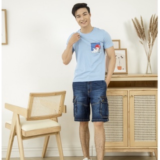Quần Ngố Jeans Nam Túi Hộp GENVIET Chất Bò Mềm Mại Cao Cấp D1309J958
