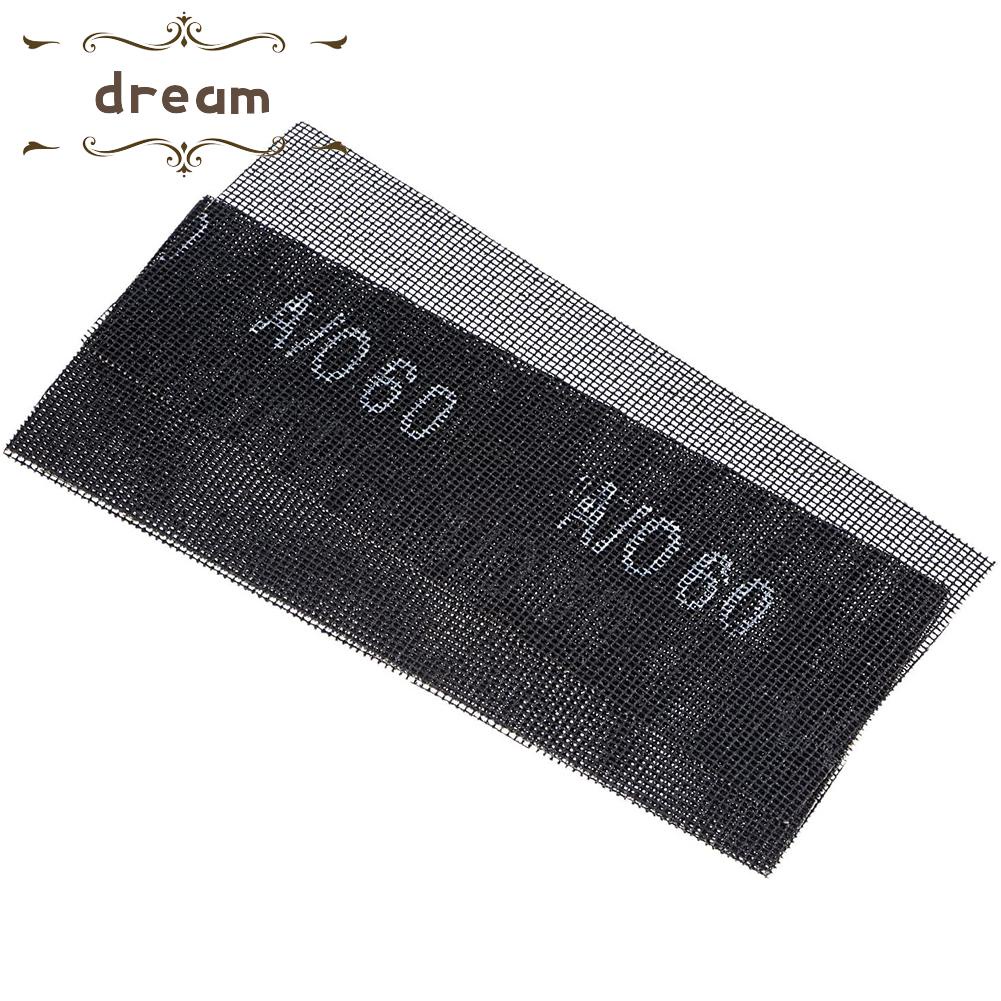 【DREAMLIFE】Sanding Sheet Mesh Abrasive Cloth Emery Stamp Polishing Wet And Dry Use 10 Pcs