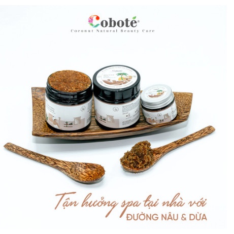 Đường nâu tẩy tế bào chết Coboté 250g