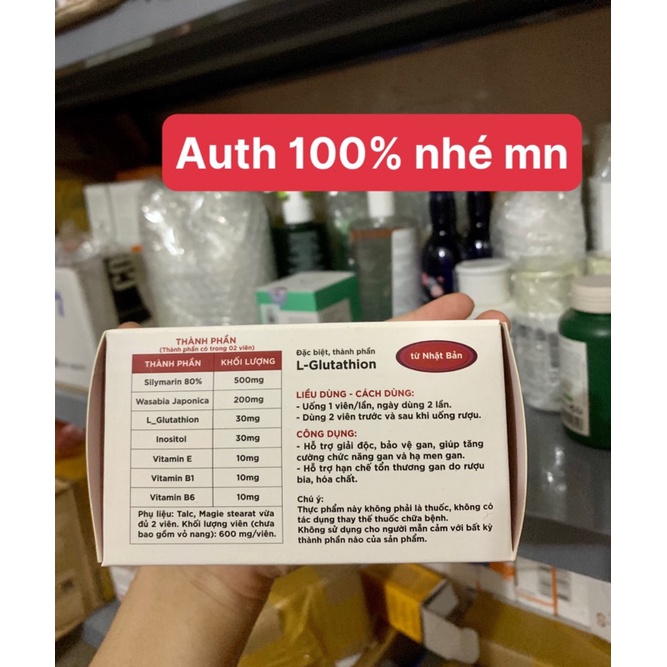 Viên uống Silydetox hỗ trợ giải độc gan, đẹp da 60 viên