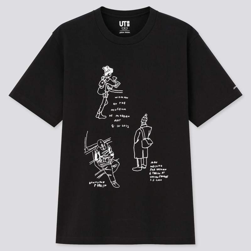 tkKH / Áo phông nam cổ tròn Jason Pơlang dòng UT thời trang của UNIQLO !