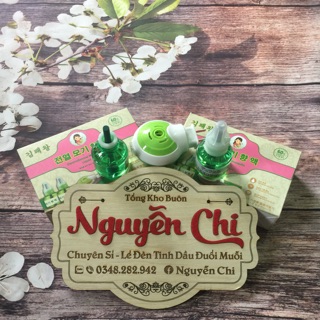 Full bộ đèn tinh dầu đuổi muỗi Hàn quốc