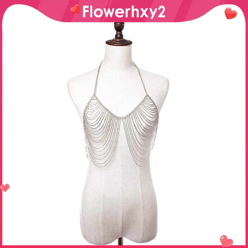 Bikini Mắt Xích Kim Loại Phong Cách Retro
