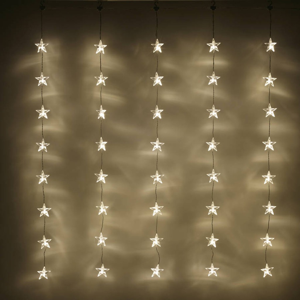 Dây đèn led trang trí mẫu hình ngôi sao GIVASOLAR-ML2-dùng pin