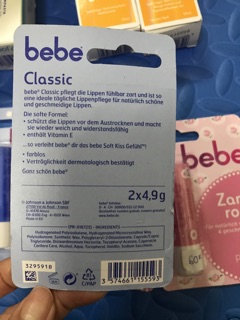 SON DƯỠNG MÔI BEBE ROSE