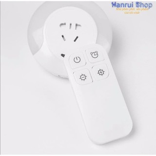 Ổ cắm điện kiêm đèn ngủ điều khiển và hẹn giờ từ xa