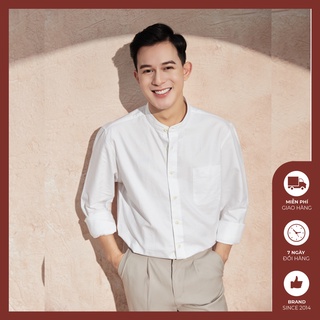 Sơ Mi Trơn Cổ Tầu Lịch Sự - SM380