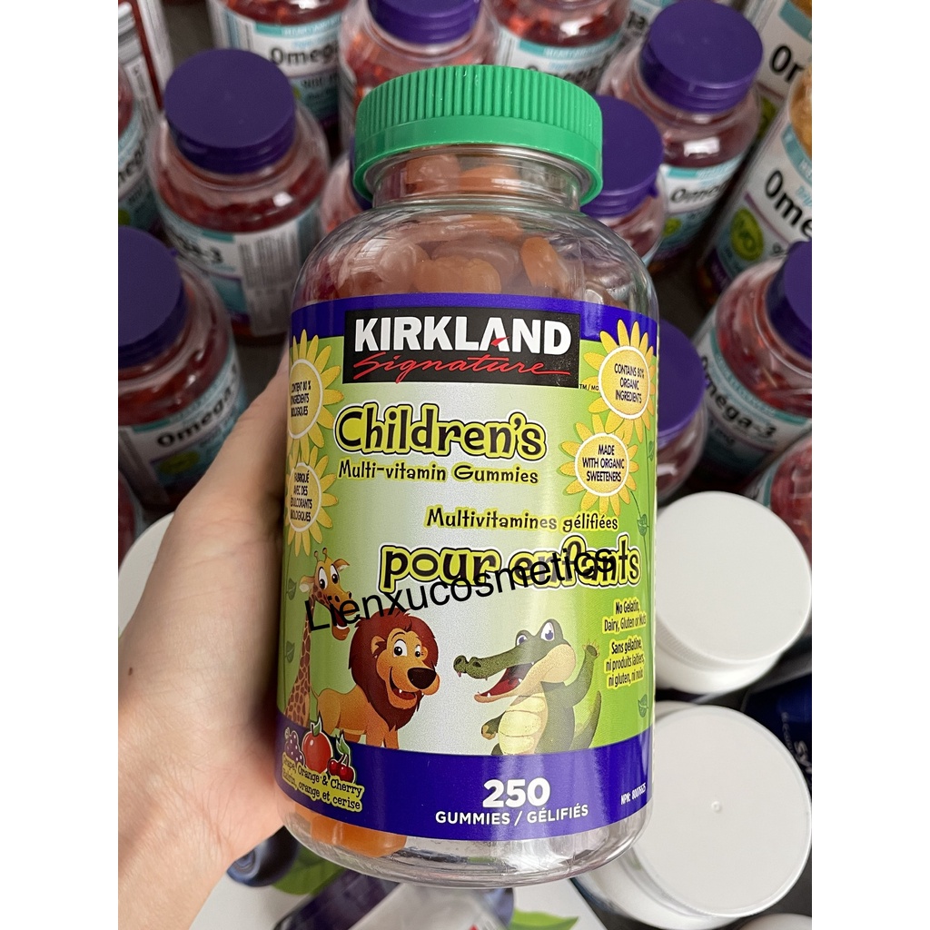 Vitamin tổng hợp dành cho trẻ biếng ăn, chậm lớn Kirkland 250v; hsd 2024