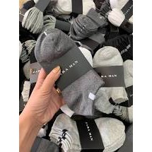 Tất Nam Cổ Ngắn Zara ❤️❤️FREESHIP❤️❤️ Combo 10 đôi Tất Nam- Co Giãn TốtThấm Hút Mồ Hôi (tuyển sỉ số lượng lớn )