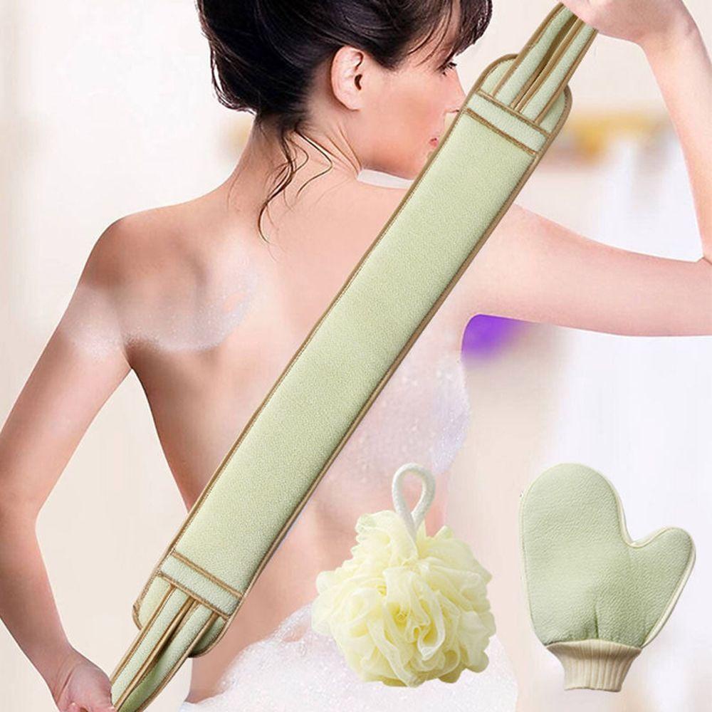 Set 3 Mút Chà Lưng Màu Ngà Tiện Dụng Cho Gia Đình / Khách Sạn