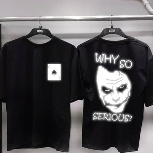SALE- Áo Thun Phản Quang Nam Nữ In hình MẶT JOKE, áo chất, đi đêm, đi phượt bao ngầu, nhìn đã mắt - bao về giá