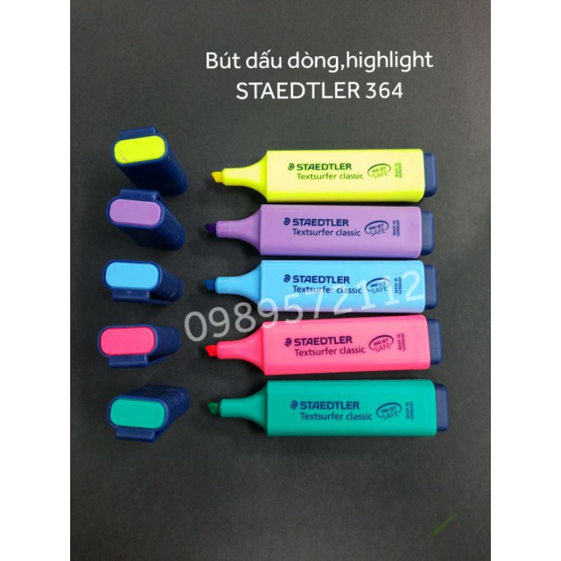 Bút dấu dòng đức staedtler 364-Bút highlight,dạ quang đức.