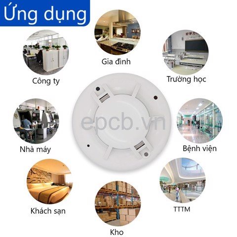 Cảm biến khói và báo cháy ES-SD-01