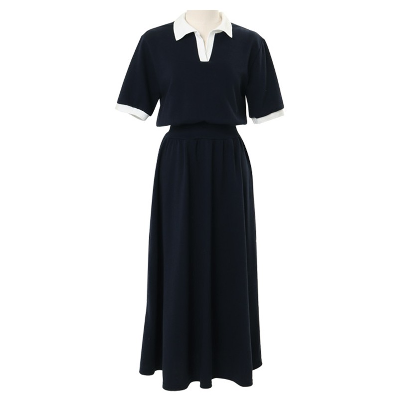 Váy Polo dáng dài tiểu thư