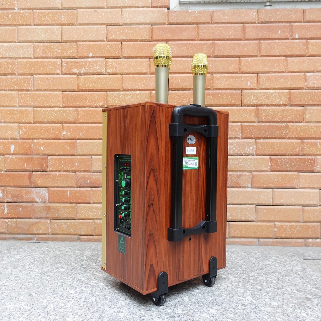 Loa kéo Karaoke Cmaudio K10 bass 25 | Loa kéo Bass căng Sâu, tặng 2 Micro thu âm Nhẹ | Bảo hành 12 tháng