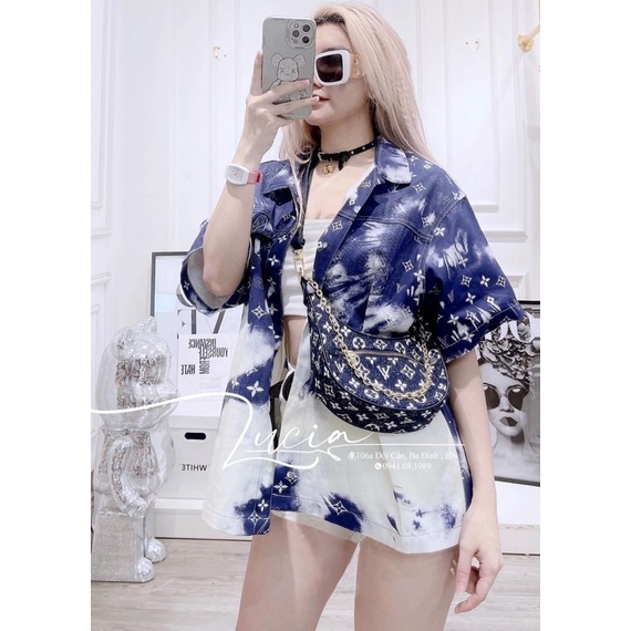 [ 𝐅𝐑𝐄𝐄 𝐒𝐇𝐈𝐏 ]  SÉT 4 CHI TIẾT SƠ MI LOANG L.V ÁO KAKI DẦY DẶN LOANG MÀU CÁ TÍNH