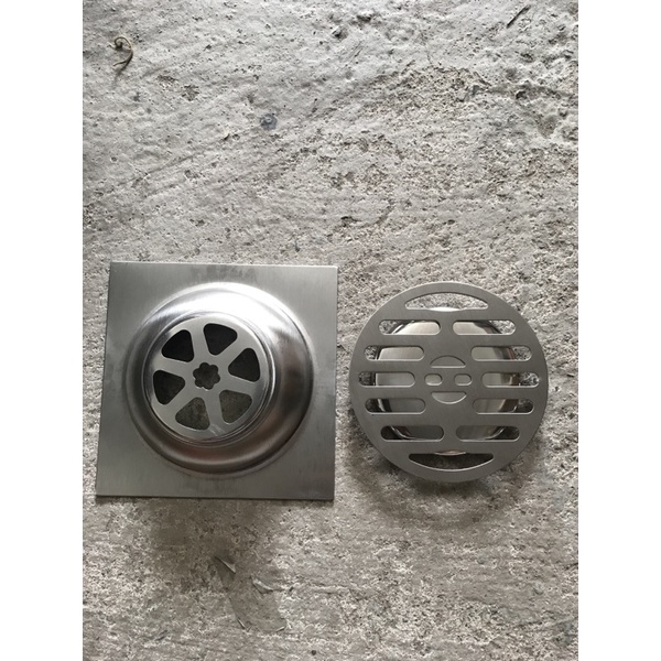 Phiểu thoát sàn Inox 304 đúc  phi 60 , 90