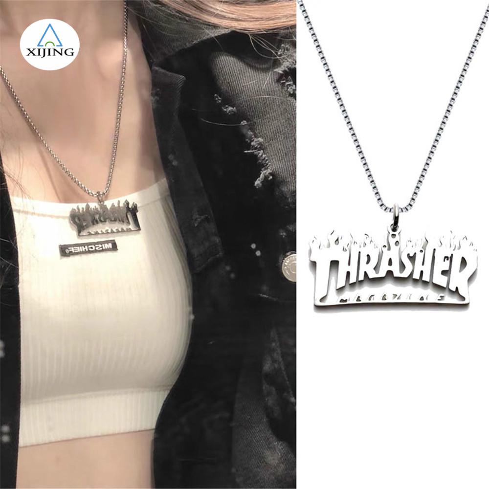 Vòng Cổ Mặt Chữ Cái Phong Cách Hiphop Cá Tính