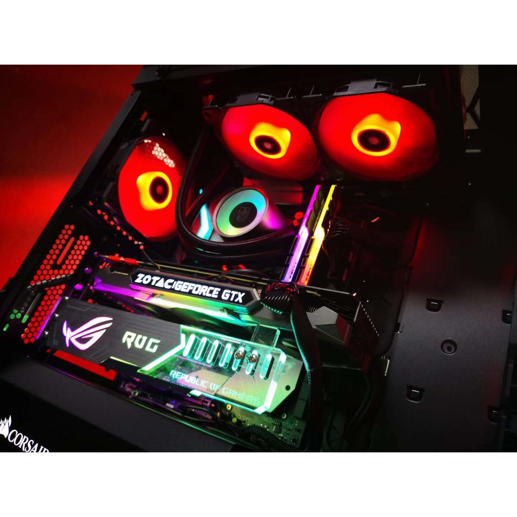 Giá đỡ Card giá đỡ VGA led RGB đồng bộ hub Coolmon