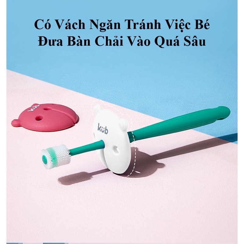 Bàn chải KUB Nano siêm mềm xoay 360 độ