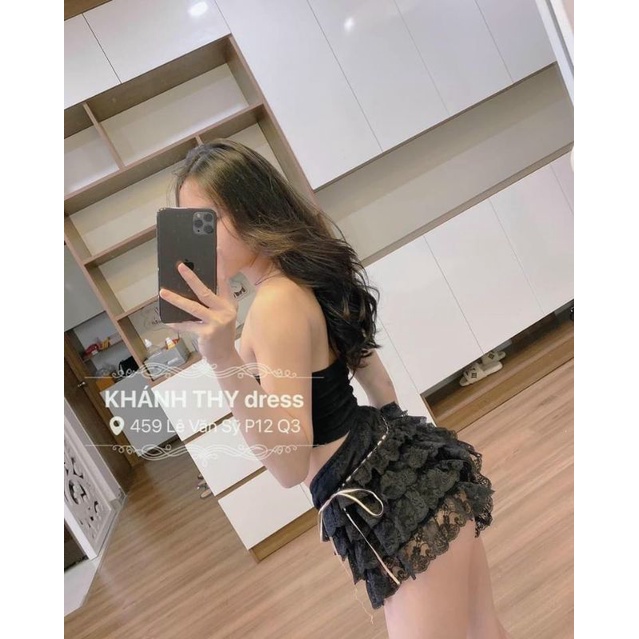 Quần đùi ren mặc nhà siêu hot sexy