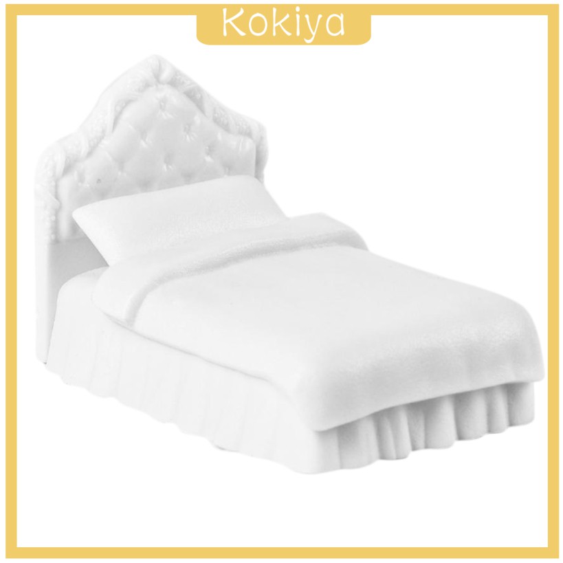 Giường Ngủ Mini Tỉ Lệ 1 / 25 G Trang Trí Nhà Búp Bê